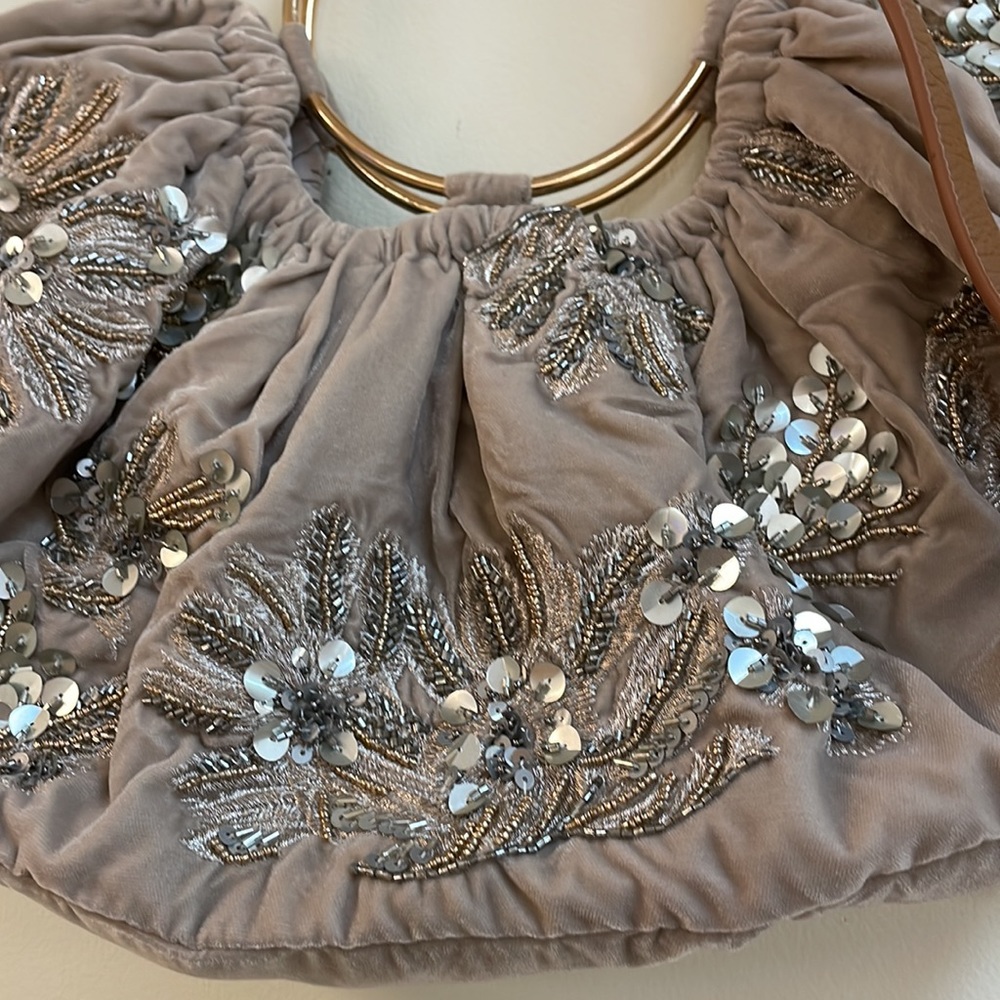 New Anthropologie Embellished Floral Satchel!!🔥🔥🔥 - Picture 6 of 14